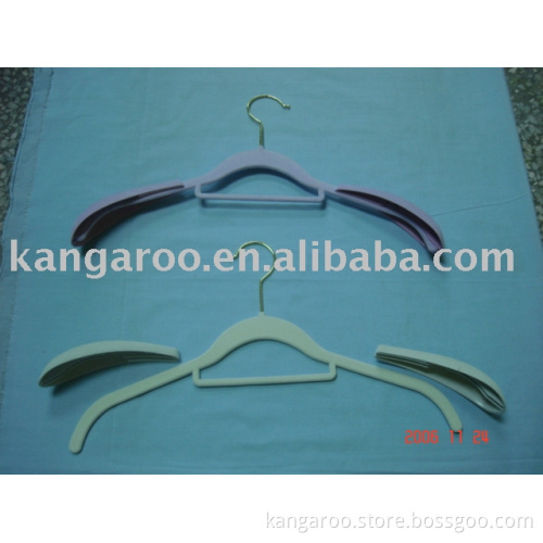 shirt flocked hangers